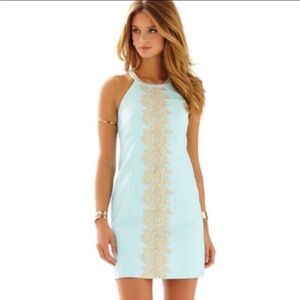Lilly Pulitzer “Tusk In Sun” Jacqueline Embellished Shift Dress‎